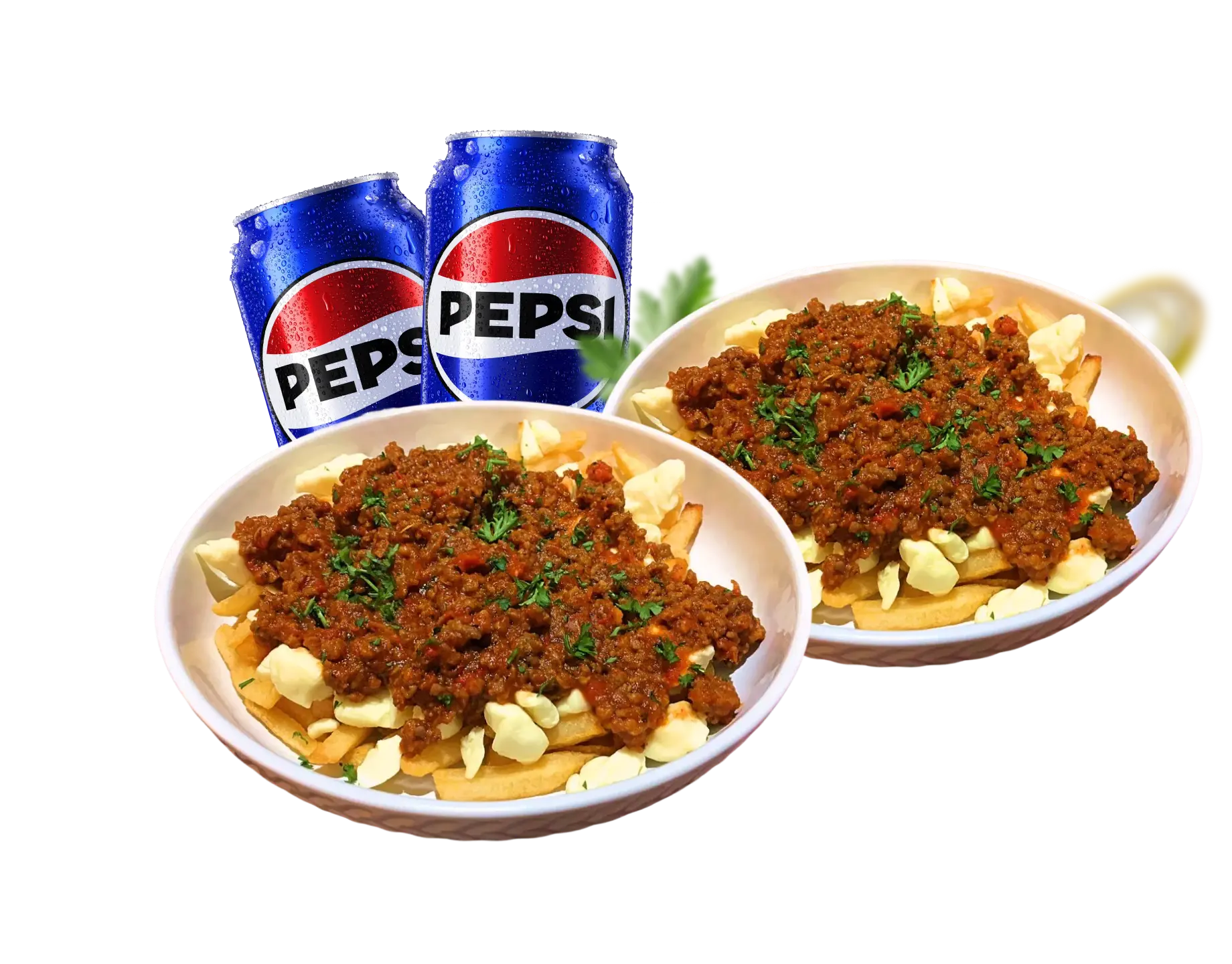 Spécial #D2 : 2 poutines italiennes et 2 Pepsi